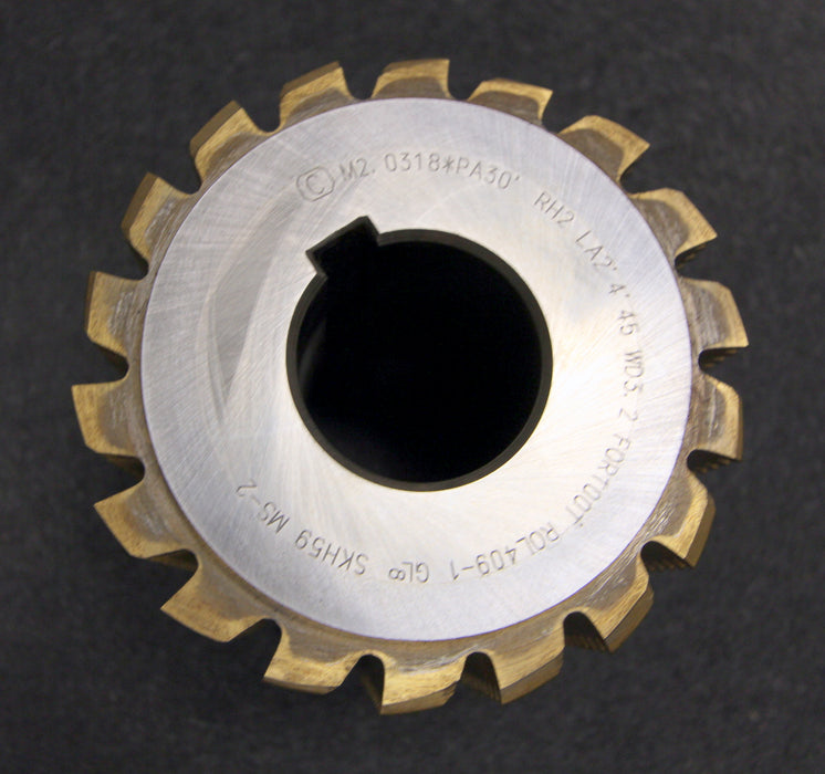 Bild des Artikels Zahnwellen-Wälzfräser-m-=-2,0318mm-30°-EGW-Abmessungen-Ø113-x-100-x-Ø40mm-LKN