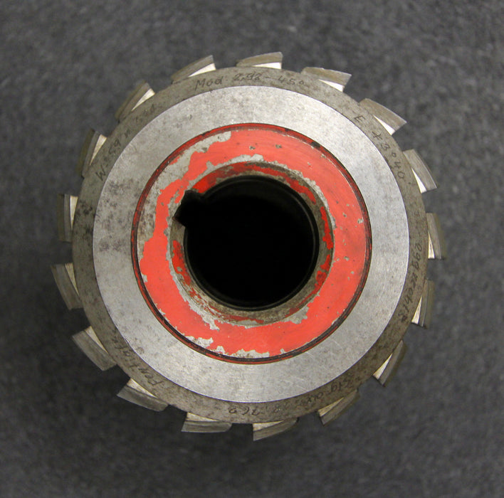 Bild des Artikels SAAZOR-Stollenwälzfräser-involute-spine-hob-m=-2,98mm-45°-EGW-Ø100x95xØ32mm-LKN