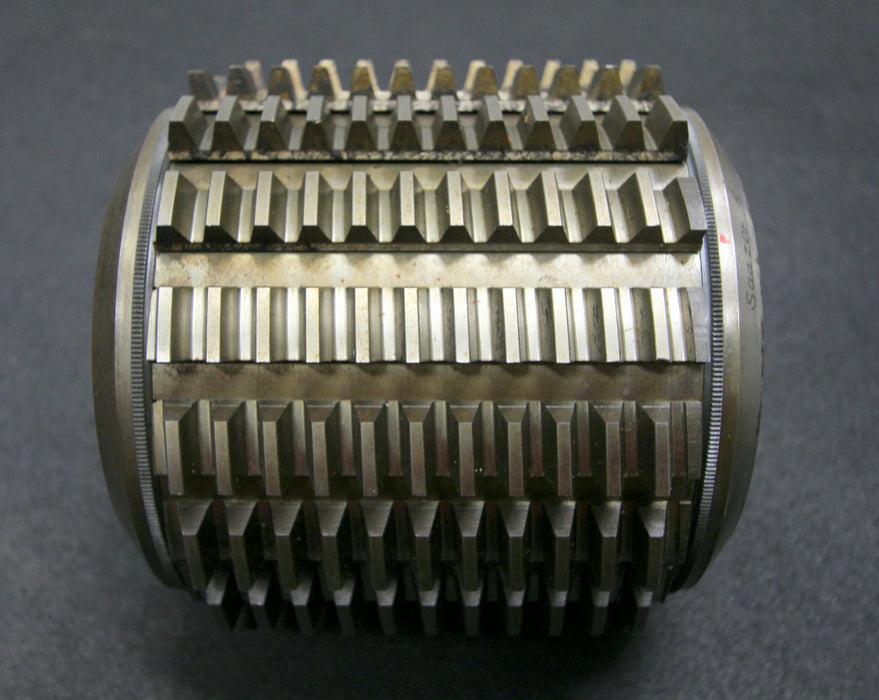 Bild des Artikels SAAZOR-Stollenwälzfräser-involute-spine-hob-m=-3mm-15°-EGW-Ø143x140xØ50mm-LKN
