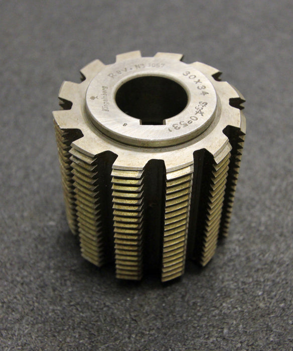 Bild des Artikels KLINGELNBERG-Kerbzahnwellenwälzfräser-serration-hob-30-x-34-Ø60-x-60-x-Ø22mm-LKN