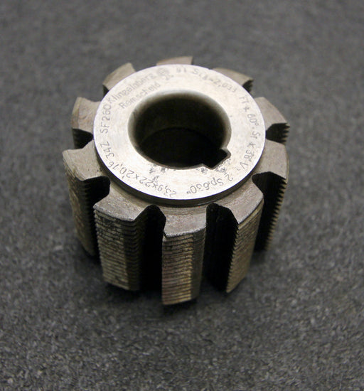 Bild des Artikels KLINGELNBERG-Kerbzahnwellenwälzfräser-serration-hob-23,9x22x20,76-Ø57x45xØ22mm