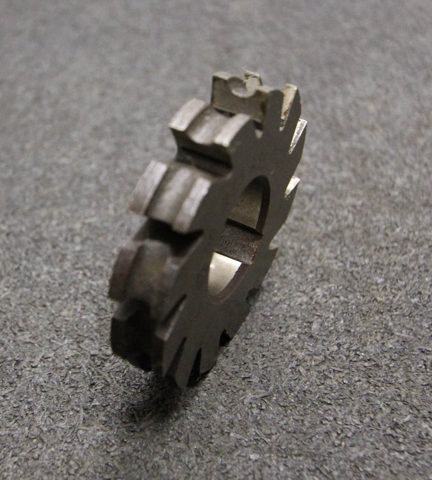 Bild des Artikels Halbrund-Formfräser-konkav-Radiusfräser-Radius-2,5mm---56x10x22mm-12-Spannuten