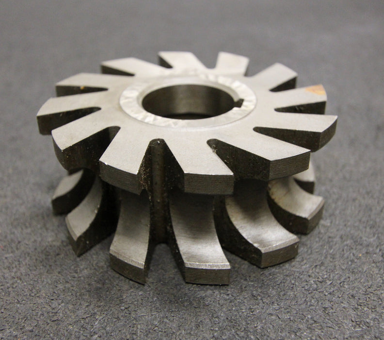 Bild des Artikels Halbrund-Formfräser-konkav-Radiusfräser-Radius-12mm---100x40x32mm-12-Spannuten