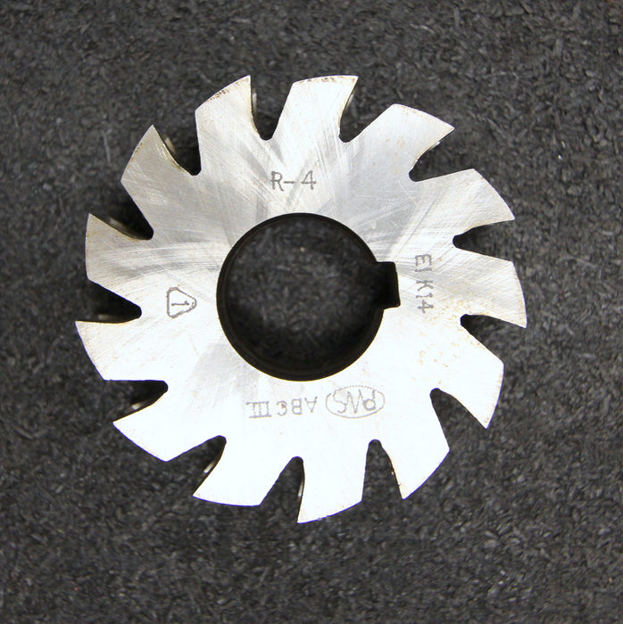 Bild des Artikels PWS-Halbrund-Formfräser-konkav-Radiusfräser-Radius-4mm---63x16x22mm-13-Spannuten