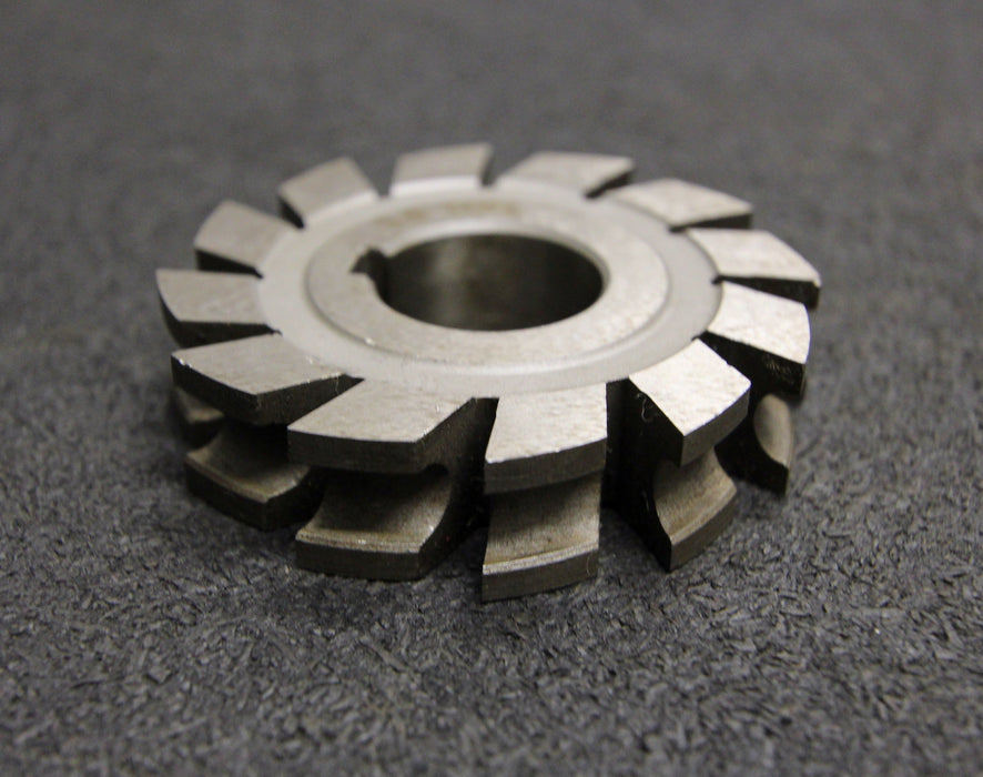 Bild des Artikels Halbrund-Formfräser-konkav-Radiusfräser-Radius-3,5mm---63x14x22mm-12-Spannuten