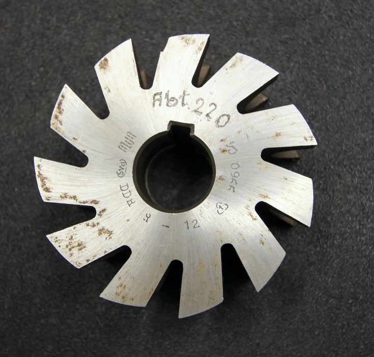 Bild des Artikels PWS-Halbrund-Formfräser-konkav-Radiusfräser-Radius-12mm---100x44x27mm-LKN