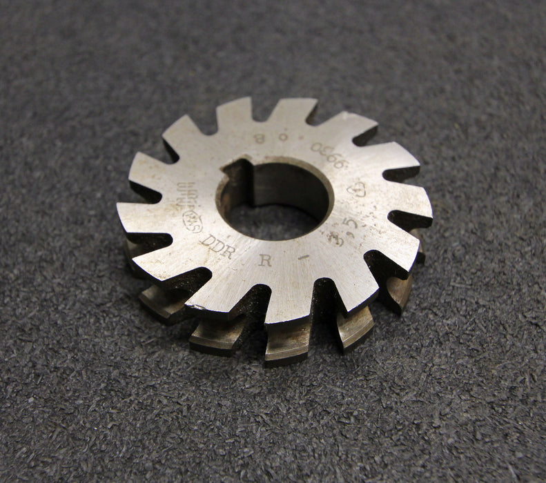 Bild des Artikels PWS-Halbrund-Formfräser-konkav-Radiusfräser-Radius-3,5mm-65x15x22mm-13-Spannuten