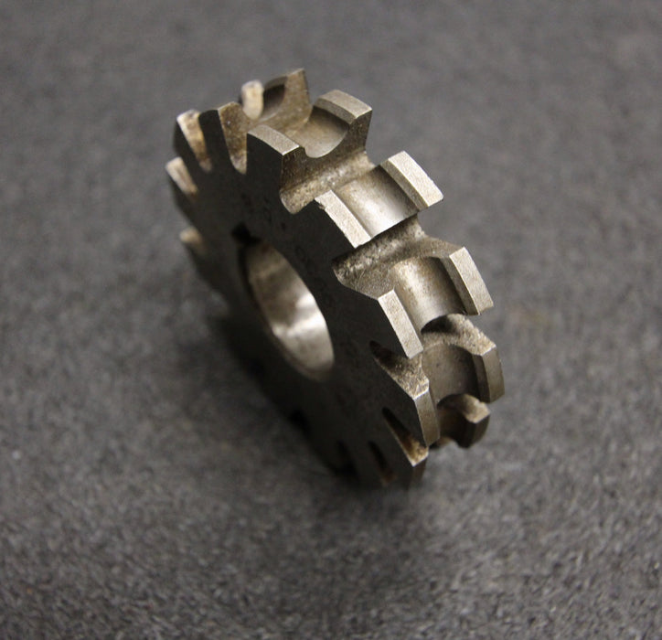 Bild des Artikels PWS-Halbrund-Formfräser-konkav-Radiusfräser-Radius-3,5mm-65x15x22mm-13-Spannuten