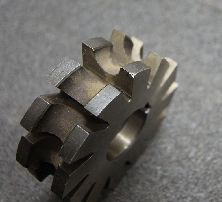 Bild des Artikels Halbrund-Formfräser-konkav-Radiusfräser-Radius-5,5mm---65x22x22mm-12-Spannuten