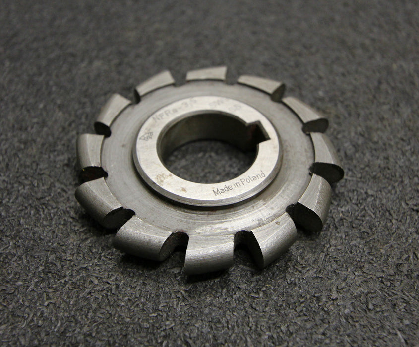 Bild des Artikels FWP-Halbrund-Formfräser-konvex-Radiusfräser-Radius-3,5mm-62x10x22mm-12-Spannuten