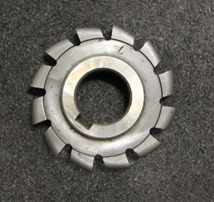 Bild des Artikels FWP-Halbrund-Formfräser-konvex-Radiusfräser-Radius-3,5mm-62x10x22mm-12-Spannuten