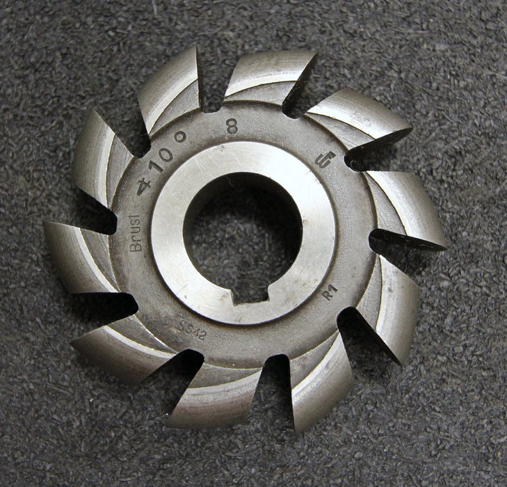 Bild des Artikels Halbrund-Formfräser-konvex-Radiusfräser-Radius-8mm---78x16x22mm-10-Spannuten
