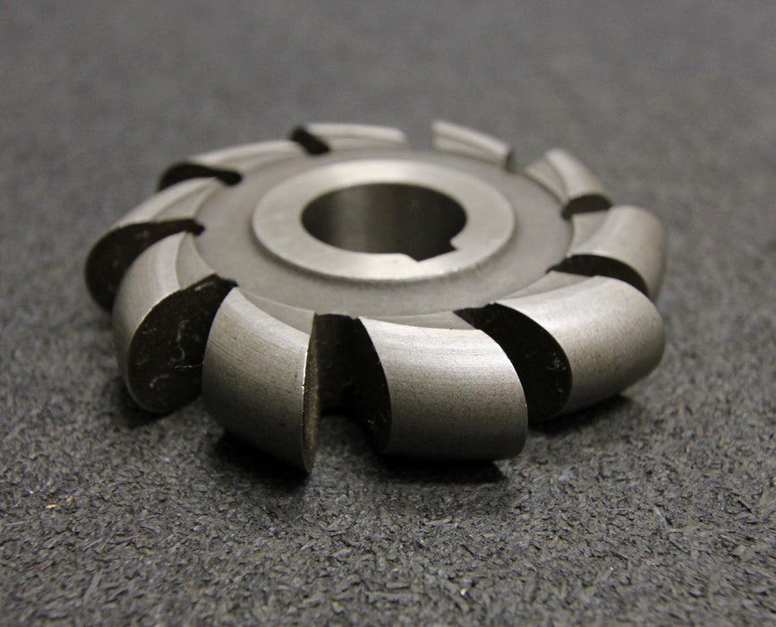 Bild des Artikels Halbrund-Formfräser-konvex-Radiusfräser-Radius-8mm---78x16x22mm-10-Spannuten