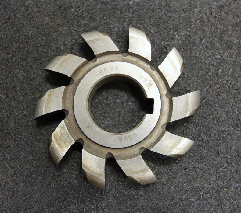 Bild des Artikels Halbrund-Formfräser-konvex-Radiusfräser-Radius-6mm---80x12x27mm-10-Spannuten