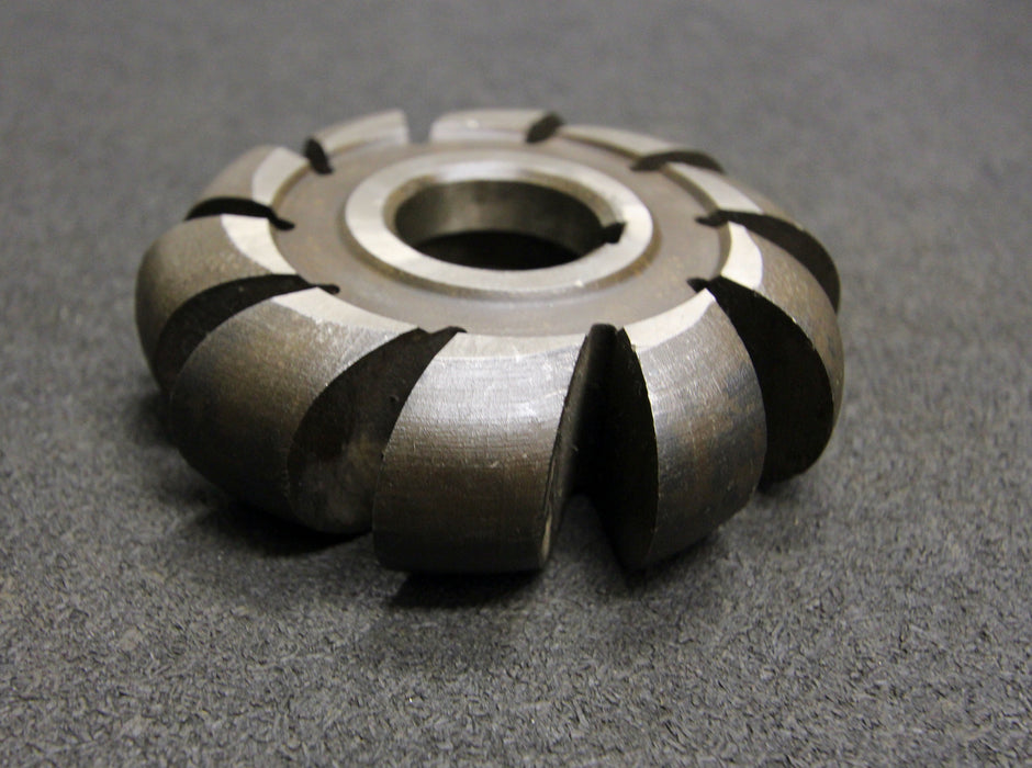 Bild des Artikels Halbrund-Formfräser-konvex-Radiusfräser-Radius-16mm---112x32x32mm-10-Spannuten