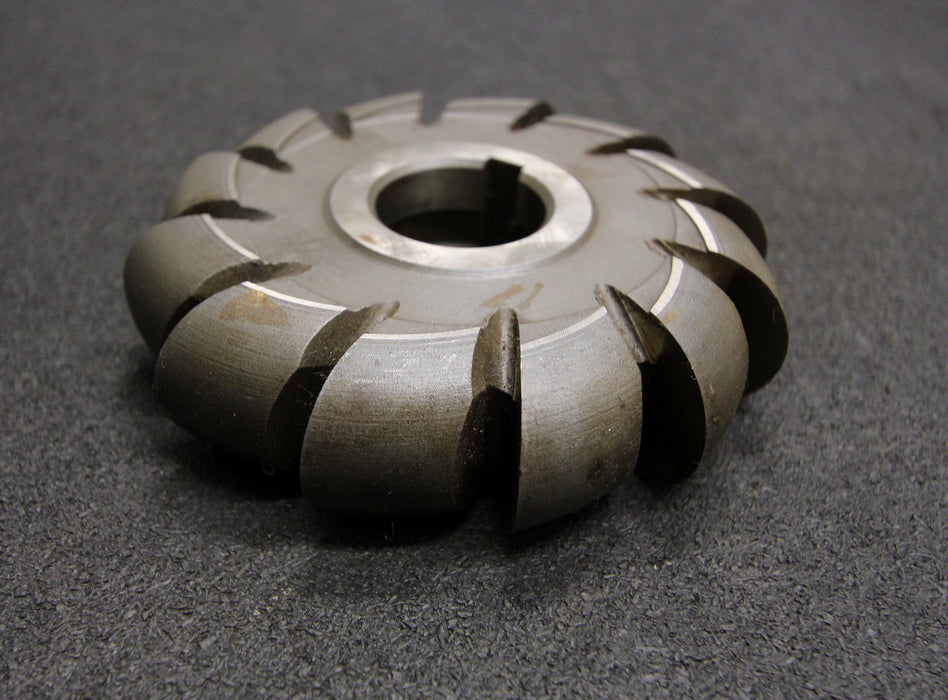 Bild des Artikels Halbrund-Formfräser-konvex-Radiusfräser-Radius-16mm---125x32x32mm-12-Spannuten