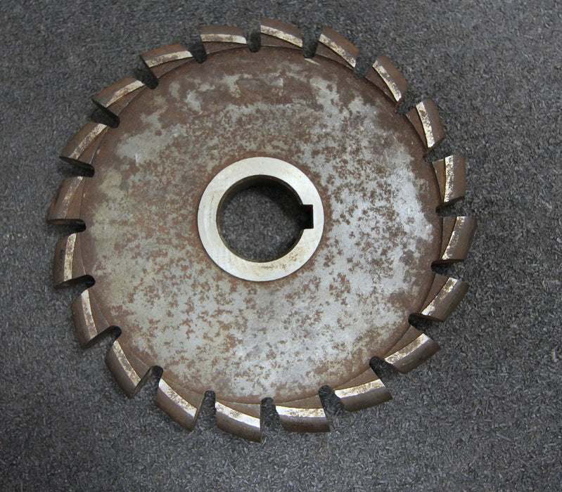 Bild des Artikels Halbrund-Formfräser-konvex-Radiusfräser-Radius-7mm-142x14x27mm-Spannuten:-20