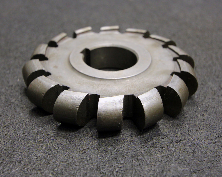 Bild des Artikels Halbrund-Formfräser-konvex-Radiusfräser-Radius-9mm-105x18x32mm-Spannuten:-14