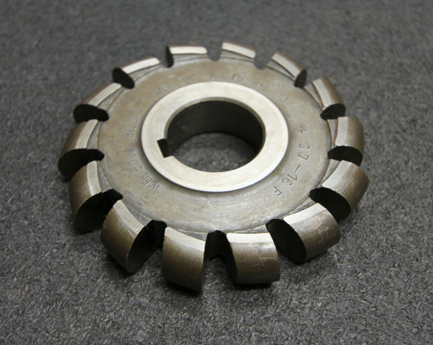 Bild des Artikels Halbrund-Formfräser-konvex-Radiusfräser-Radius-9mm-105x18x32mm-Spannuten:-14