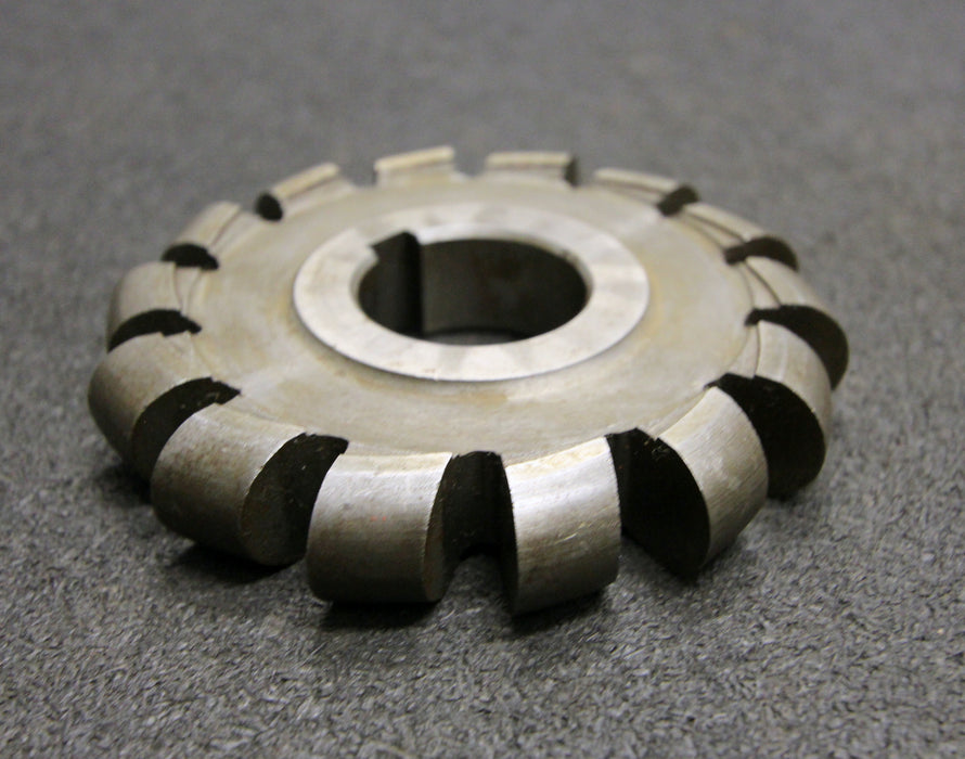Bild des Artikels Halbrund-Formfräser-konvex-Radiusfräser-Radius-9mm-105x18x32mm-Spannuten:-14