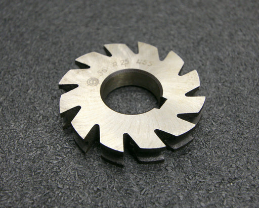 Bild des Artikels Halbrund-Formfräser-konkav-Radiusfräser-Radius-2,5mm-Abmessungen-56x10x22mm