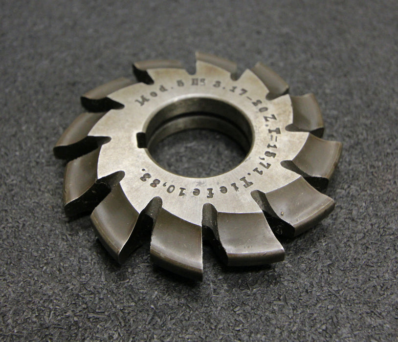 Bild des Artikels Zahnformfräser-m-=-5mm-BP-I-nach-DIN3972-No.-3-für-Z=-17-20--90x15x32mm-+-LKN