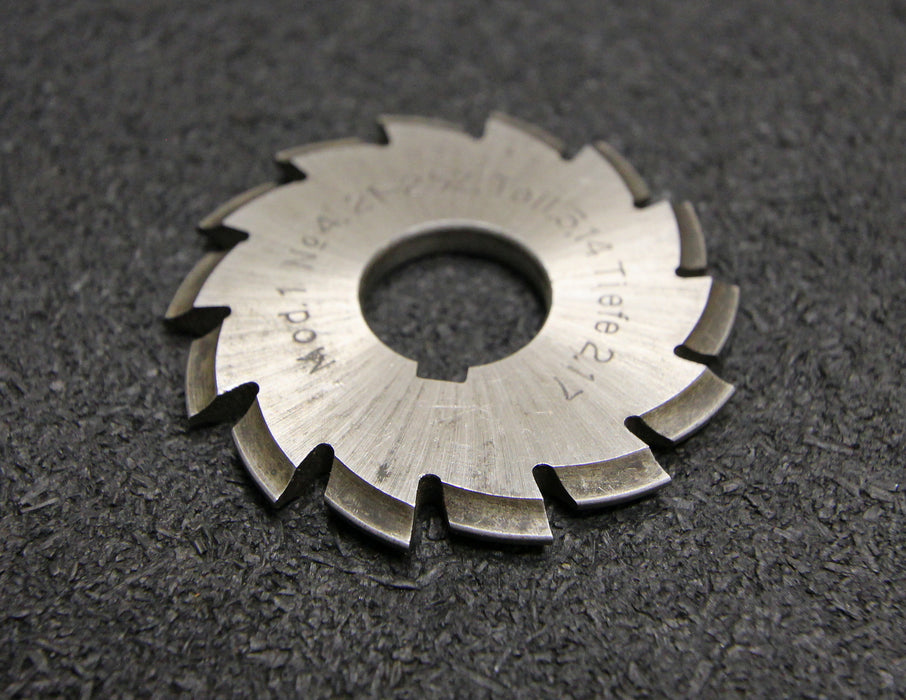 Bild des Artikels Zahnformfräser-m-=-1mm-BP-I-nach-DIN3972-No.-4-für-Z=-21-25-50x4x16mm-+-LKN