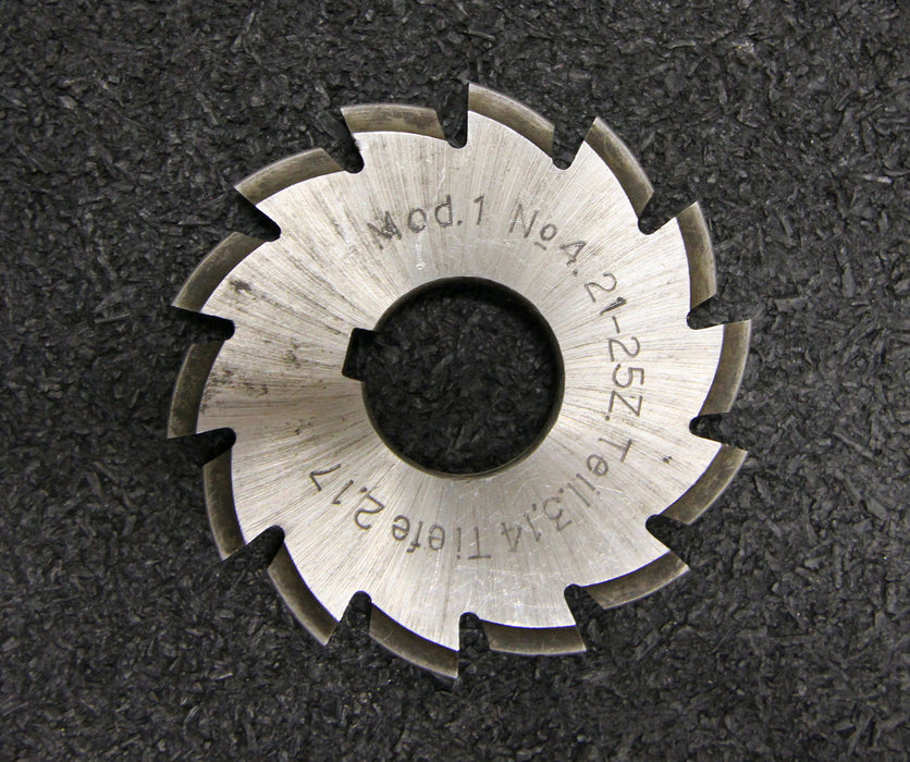 Bild des Artikels Zahnformfräser-m-=-1mm-BP-I-nach-DIN3972-No.-4-für-Z=-21-25-50x4x16mm-+-LKN