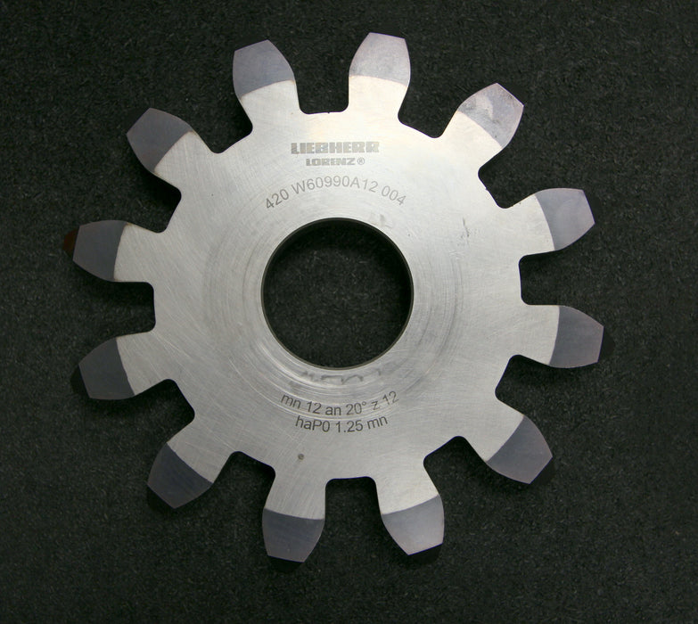 Bild des Artikels LIEBHERR-Scheibenschneidrad-gear-shaper-Normalmodul-mn=-12mm-EGW-20°-Z=12