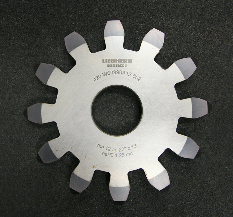 Bild des Artikels LIEBHERR-Scheibenschneidrad-gear-shaper-Normalmodul-mn=-12mm-EGW-20°-Z=12