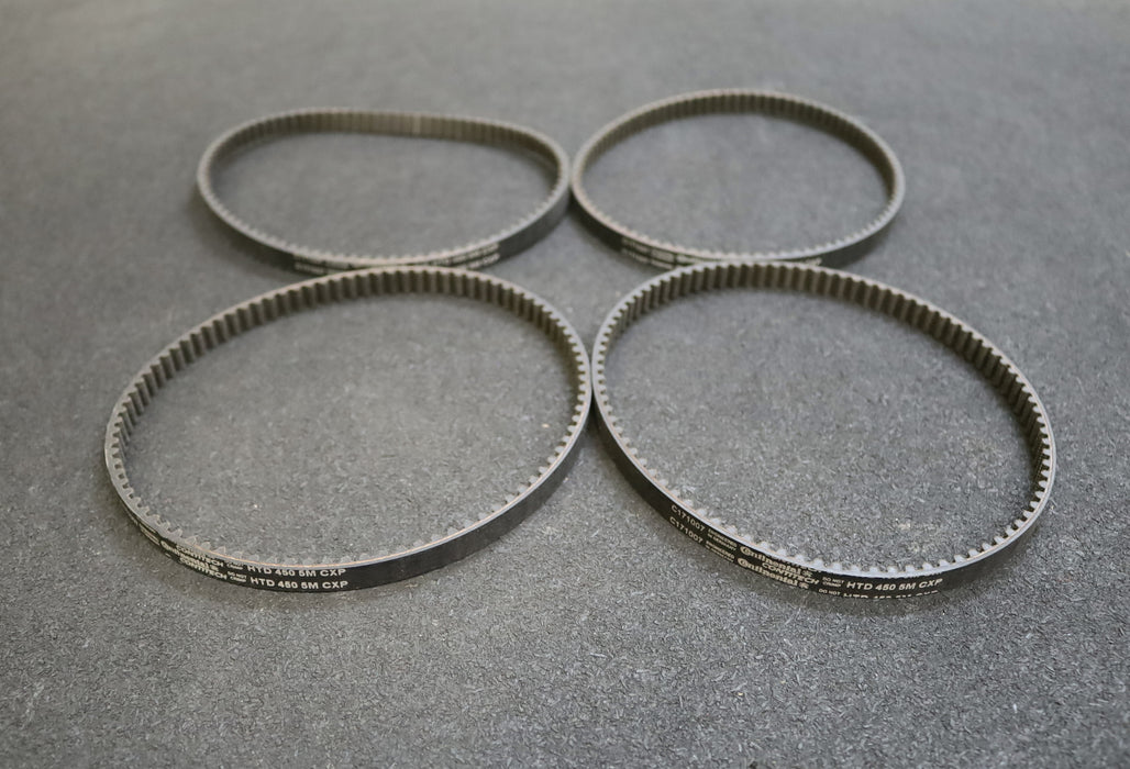 Bild des Artikels GATES-4x-Zahnriemen-4x-Timing-belt-5M-Breite-9mm-Länge-450mm-unbenutzt