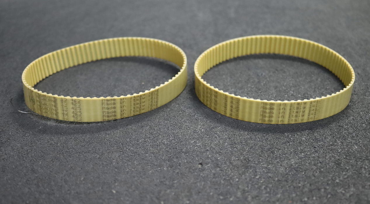 Bild des Artikels MEGADYNE-2x-Zahnriemen-2x-Timing-belt-T5-Breite-19mm-Länge-425mm-unbenutzt