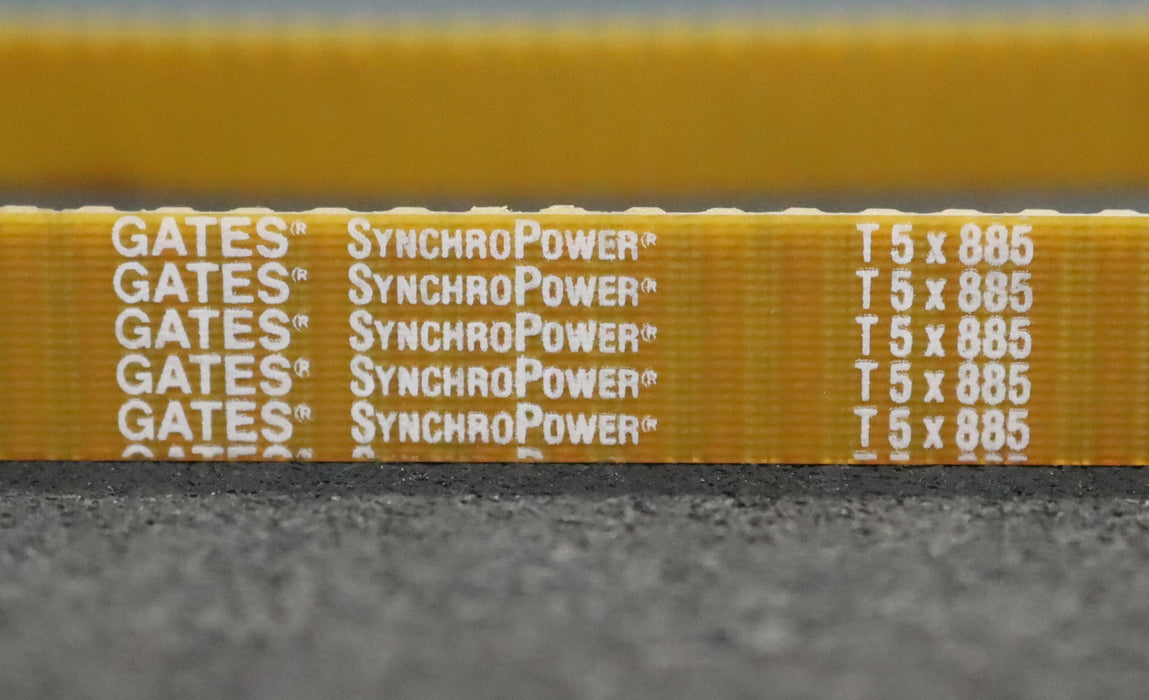 Bild des Artikels GATES-SYNCHROPOWER-2x-Zahnriemen-2x-Timing-belt-T5-Breite-16mm-Länge-885mm