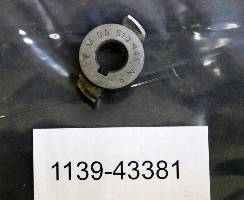 TECHNICA Schlagzahn-Wälzfräser m=0,5mm Fräser Nr. 9 Abmessungen 27x8x8 mm LKN