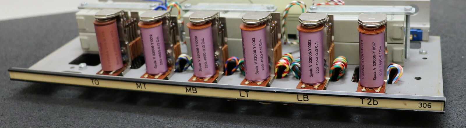 S.I.P. SCHÜTTE Einschub Karte 306 für Lehrenbohrwerk mit Platine 460472