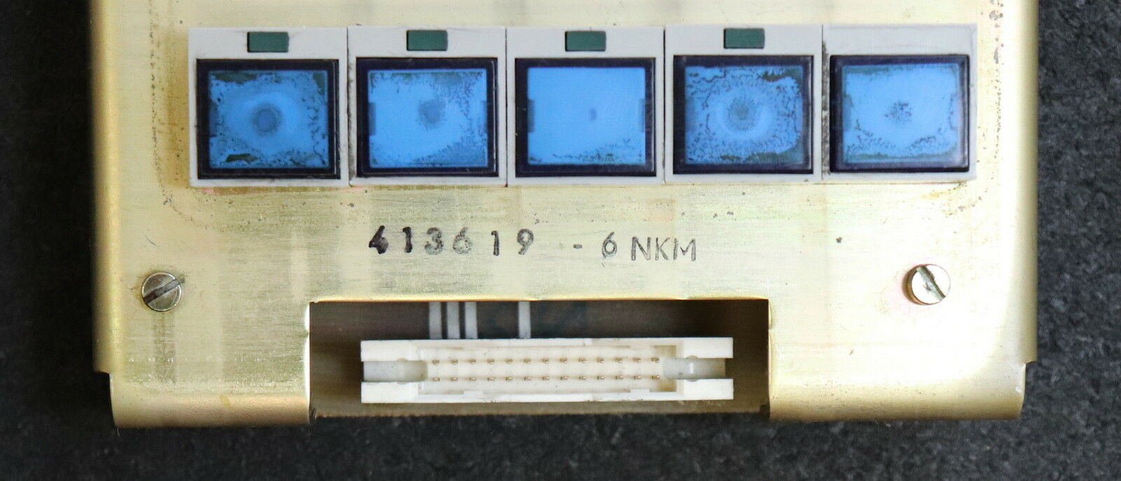 NUMERIK DDR Bedientafel Platine RFT 54989 Platine 4605-4 Nummer 413619-6 NKM