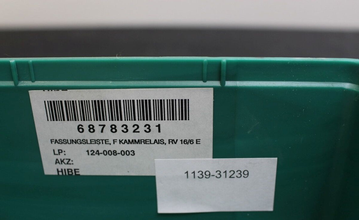 BÜRKLIN Fassungsleiste für Kammrelais, RV 16/6 EP - Best.-Nr.:30 G 800