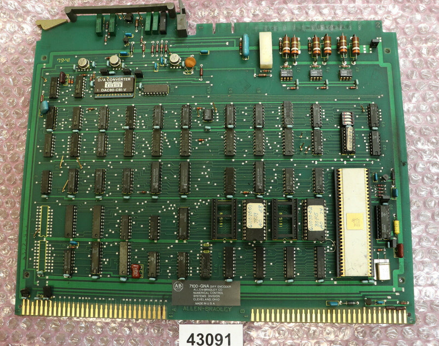 ALLEN BRADLEY DIFF ENCODER 7100-GNA 636401-90 REV-2 gebraucht ungetestet