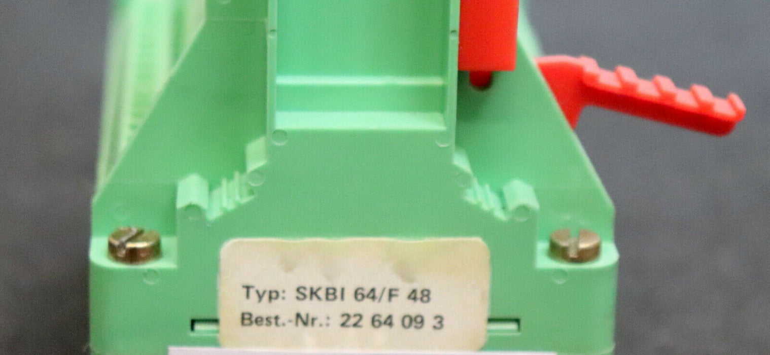 PHOENIX CONTACT Steckkartenblock 64-fach Typ SKBI 64/F 48 Art.Nr. 2264093