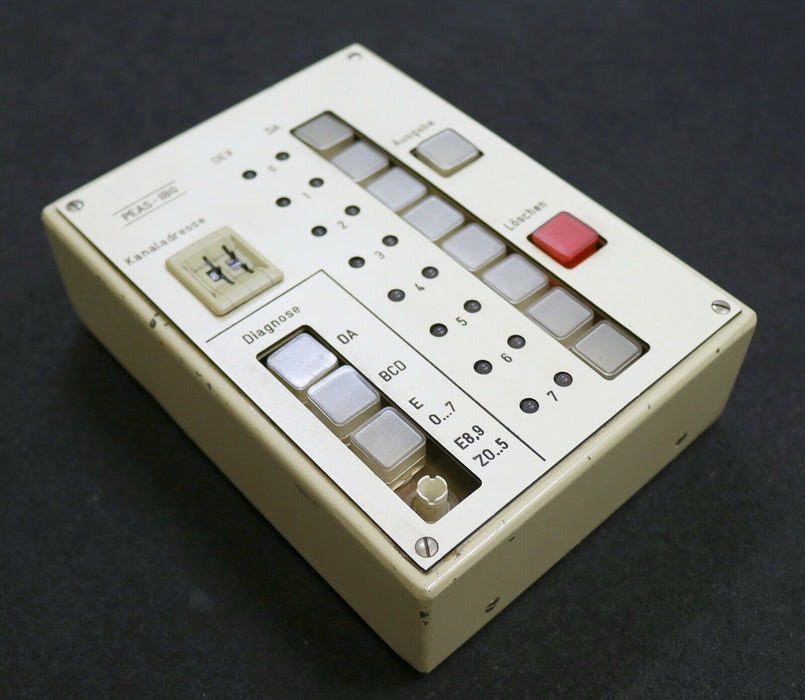 VEB NUERMIK DDR Bediengerät PEAS-IBG gebraucht ! 1 Taste fehlt !