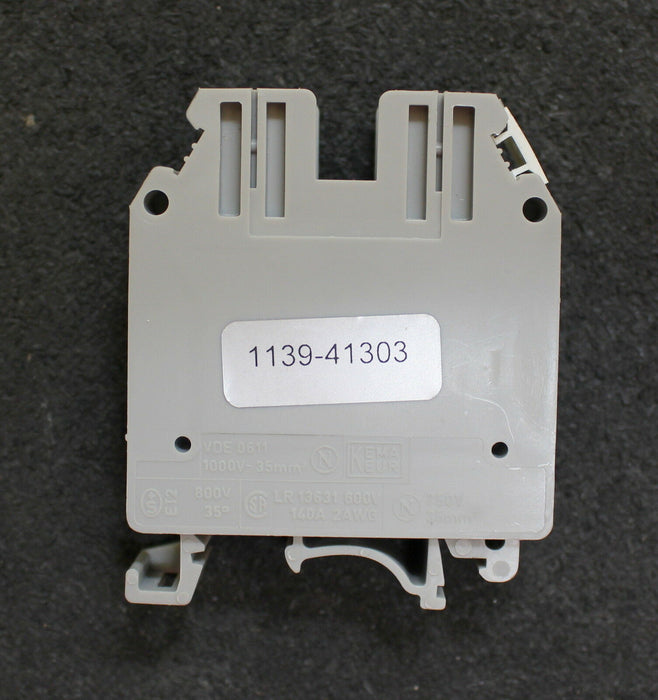 PHOENIX CONTACT 52 Stück Durchgangsstecker Grau BK35/E K35/E K35 UK35 1000V 35mm