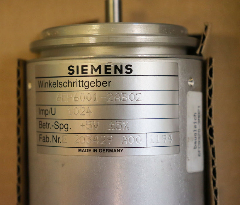 SIEMENS Drehgeber 1024 Imp. Winkelschrittgeber 1024 Imp/U 5V 6EP6001-2AB02