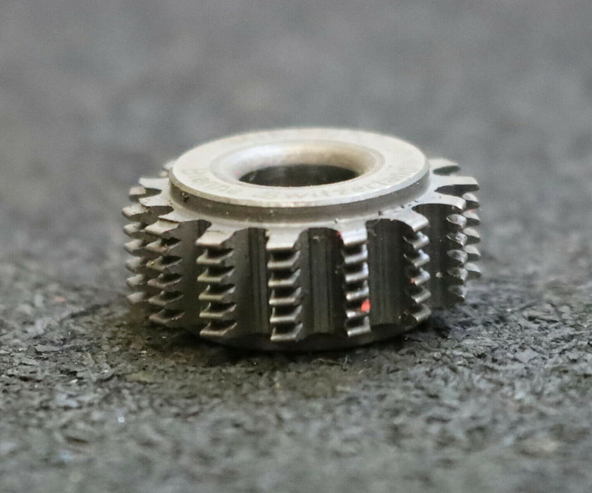 MIKRON Vollstahl-Wälzfräser No. 39075 m= 0,38 ho= 1,15 D18,08 Z45 - Ø24x10xØ8mm