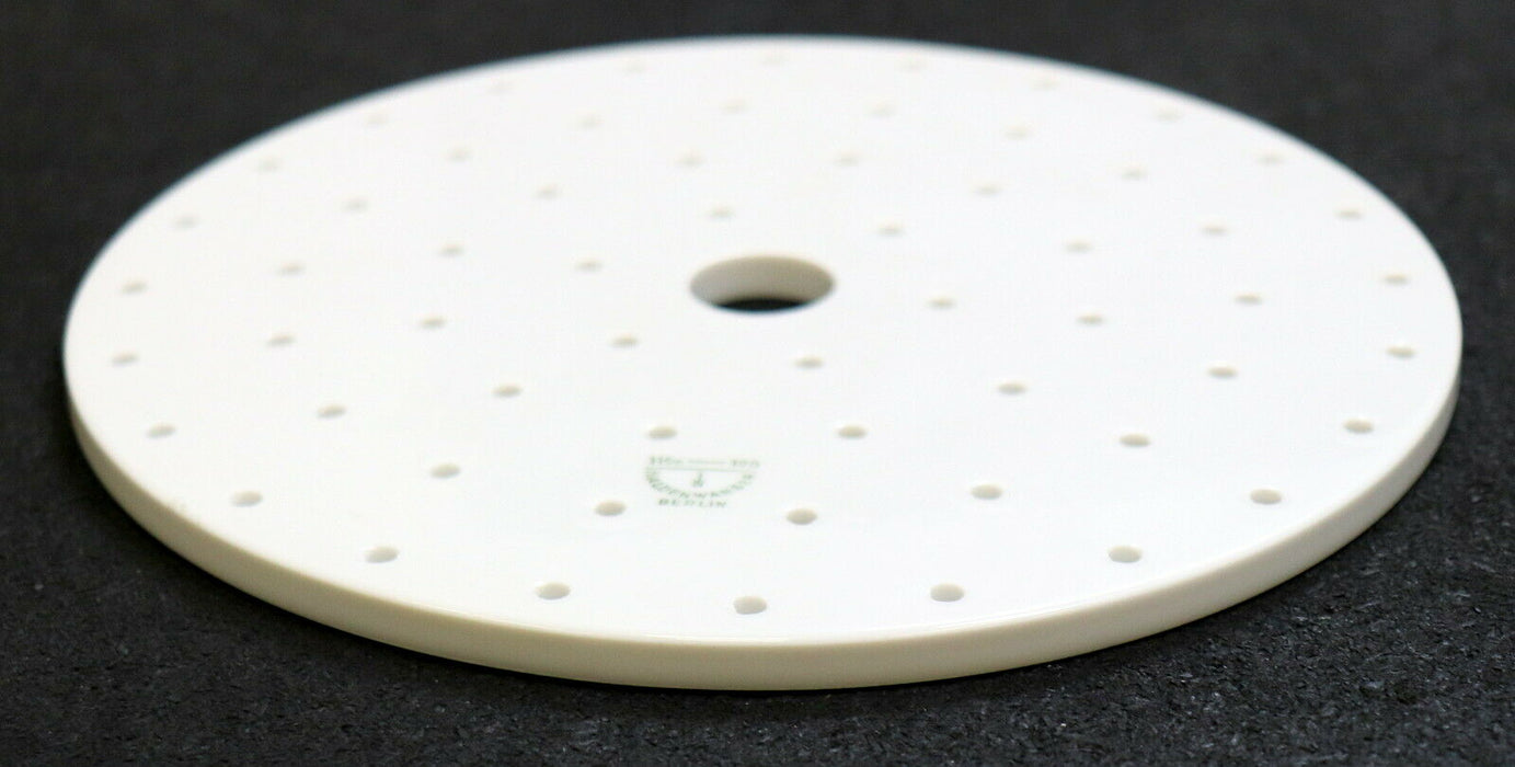 HALDENWANGER Exsikkatoren-Platte Maß 200mm Ø 190mm Mittelloch-Ø 21mm