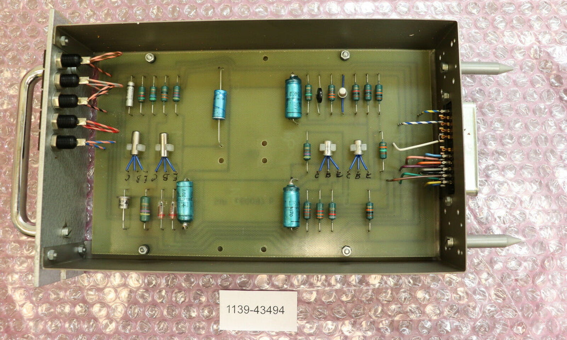 S.I.P. SCHÜTTE Einschub Kassette 013 für Lehrenbohrwerk Platine S.I.P.- DEFEKT!