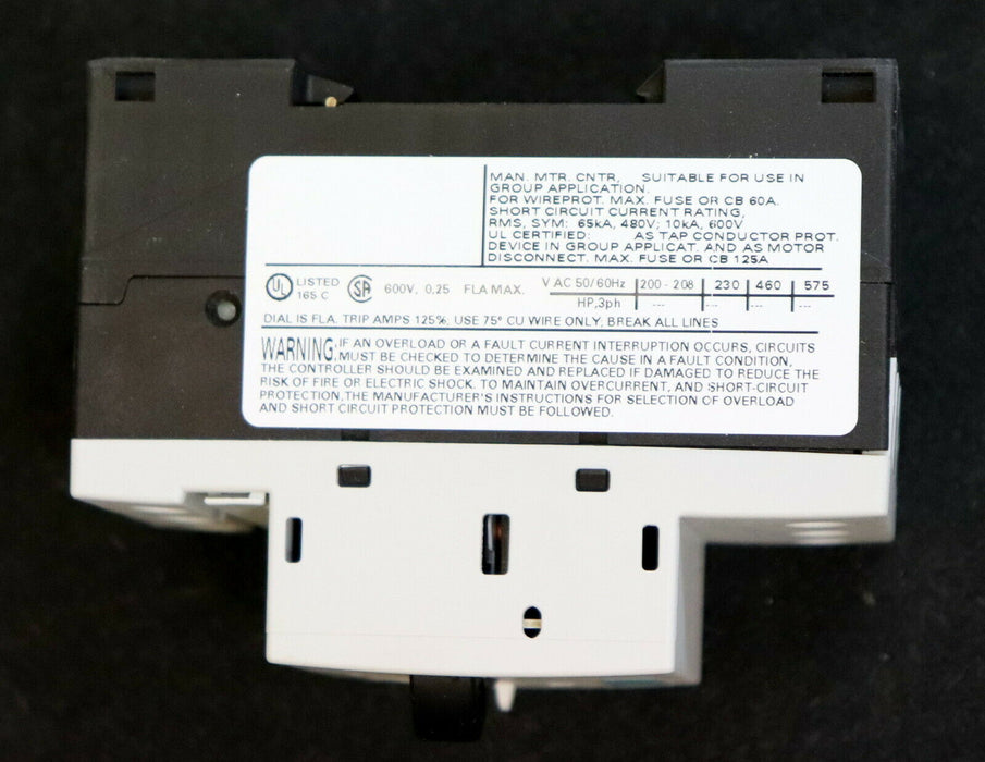 SIEMENS 2 Stück Motorschutzschalter 3RV1011-0CA10 0,18-0,25A 1NO + 1NC S00