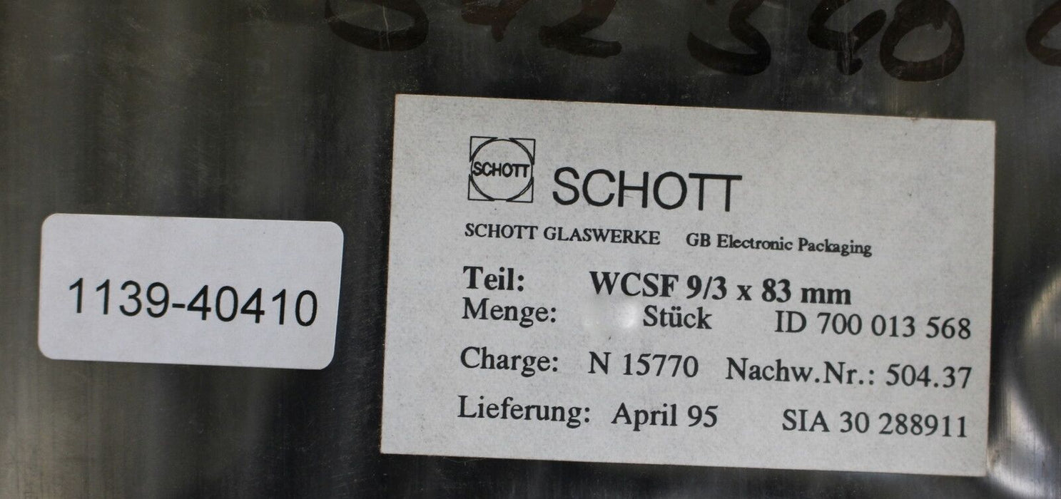 RAYCHEM Schrumpfschlauch WCSF-115 9/3x83 geschnittene Länge 83mm - 200 Stück