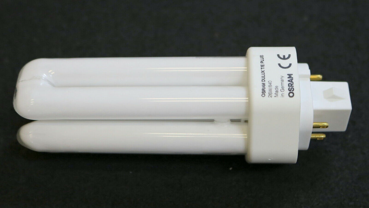 OSRAM 4x Kompakt-Leuchtstofflampe DULUX T/E GX24q-3 26W 1800lm white cool