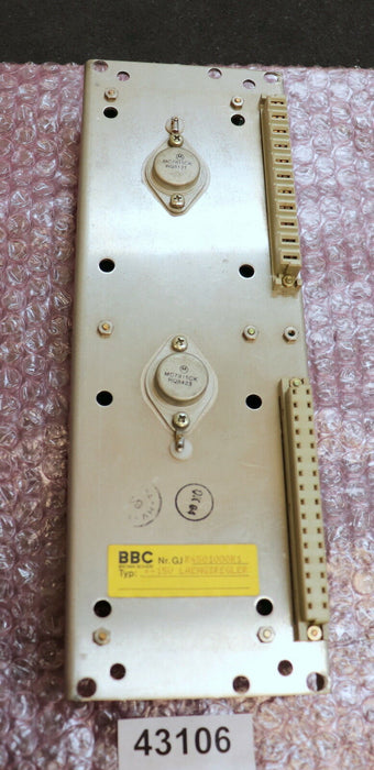 ABB BBC Längsregler GJR4501000R1 Platine GJR4501031P2 +/- 15V gebraucht - ok