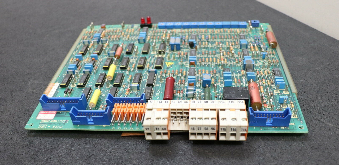 SIEMENS FBG Hauptspindelregler C98043-A1086-L11 gebraucht - ok - geprüft